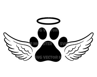 Free Free Paw Print With Halo Svg 912 SVG PNG EPS DXF File
