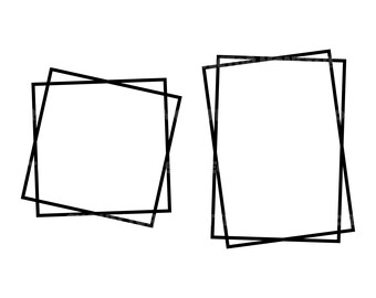 Download Rectangle Frame Svg Etsy