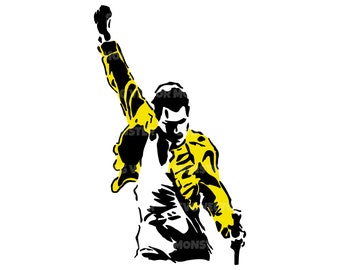 View Freddie Mercury Svg Free Gif Free SVG files | Silhouette and