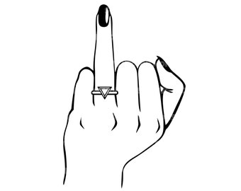 For Silhouette Cut Files Eps Finger Count From 1 till 5 Vector SVG Files Pdf Png Digital File Svg Dxf