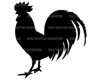 Download Svg Cut File Rooster Etsy