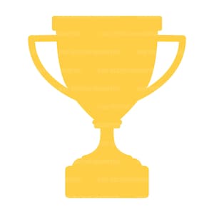 Troféu Svg, Recompensa, Prêmio, Campeão. Arquivo de corte vetorial Cricut, Silhueta, Pdf Png Dxf.