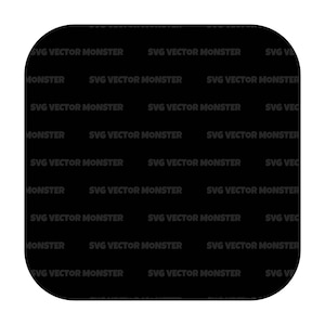 Afgeronde vierkante Svg, ronde hoeken vierkante Svg, basisvorm. Vector gesneden bestand Cricut, silhouet, Pdf Png Eps Dxf, sticker, Sticker, Vinyl, Pin
