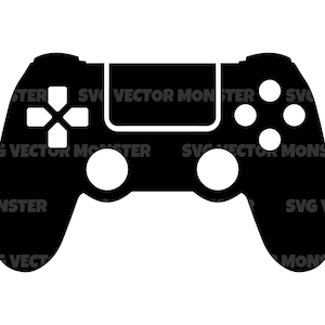 Contrôleur de jeu Svg. Fichier vectoriel coupé pour Cricut, Silhouette, Pdf Png Eps Dxf, Décalque, Autocollant, Vinyle, Pin