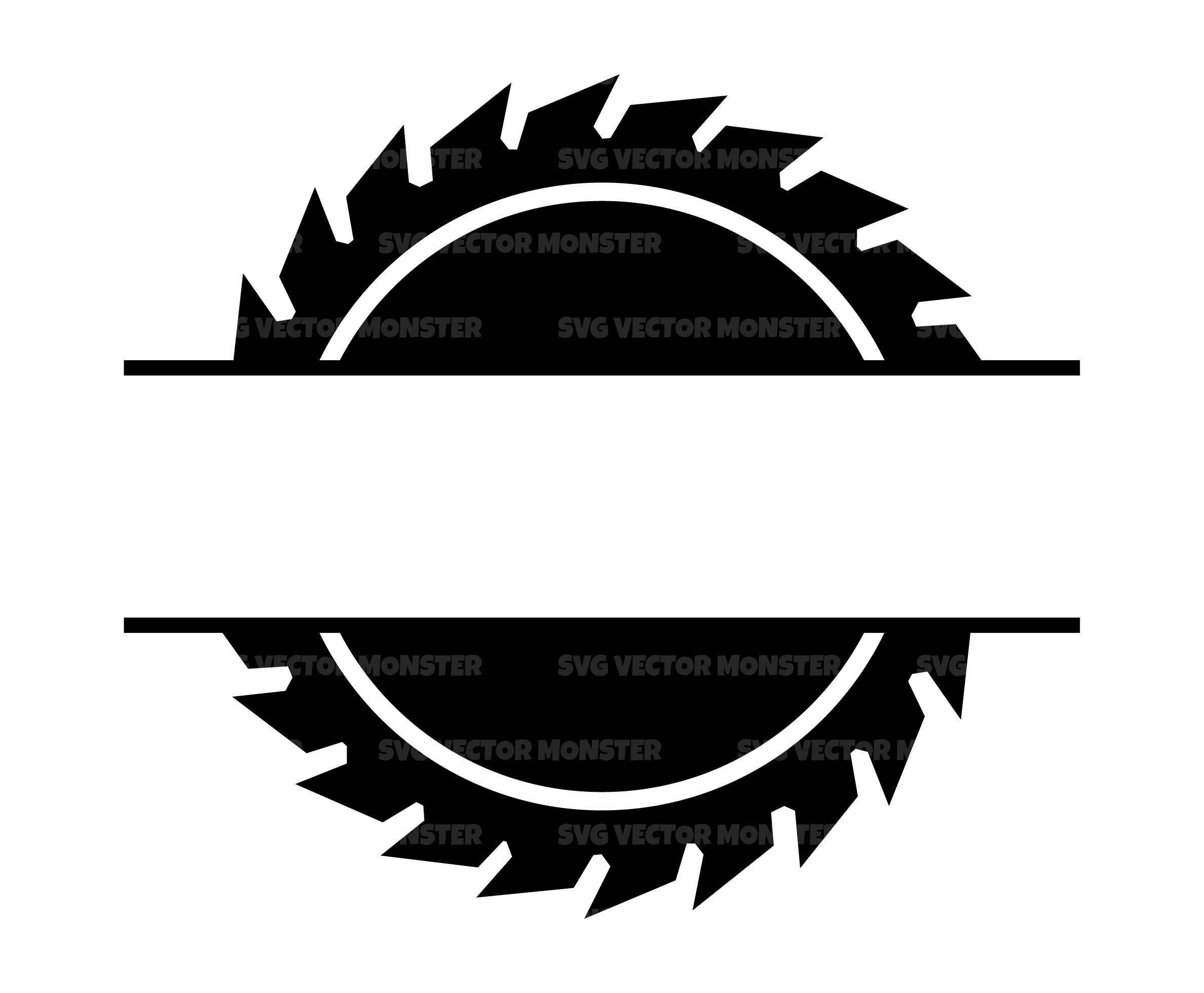 Sawblade Black And White