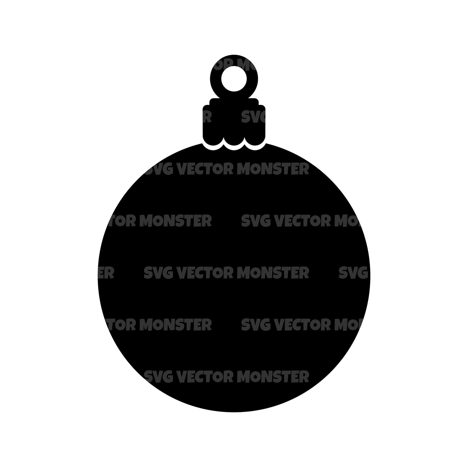 Christmas Ball Ornament Svg. Vector Cut File for Cricut Etsy UK