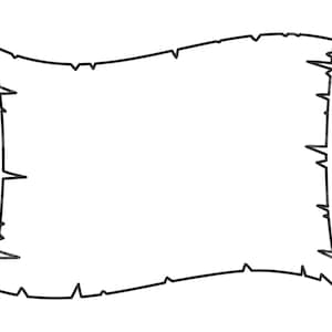 Carte pirate, vieux papier parchemin Svg, Papyrus. Fichier Vector Cut pour Cricut, Silhouette, Pdf Png Eps Dxf, Décalcomanie, Autocollant, Vinyle, Pin, Pochoir.