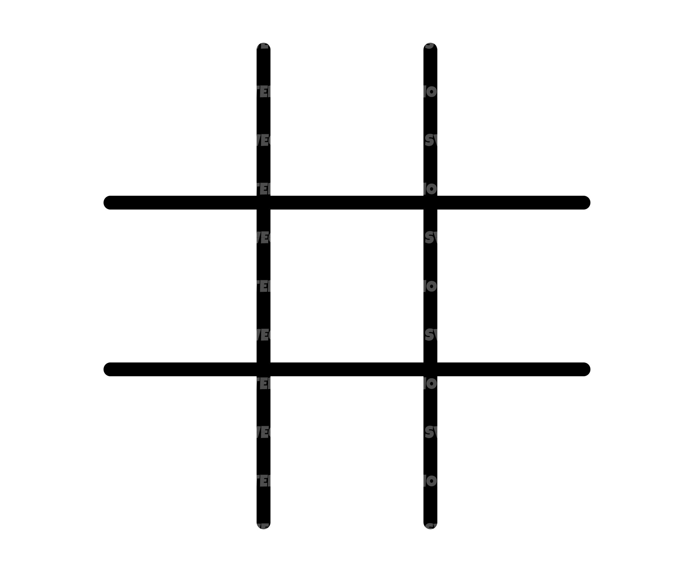 Tic-Tac-Toe Board SVG