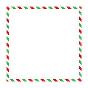 Bordo di bastoncino di zucchero Svg, cornice quadrata di bastoncino di zucchero Svg, monogramma di bastoncino di zucchero, buon Natale. File di taglio vettoriale Cricut, Silhouette, Pdf Png Dxf.