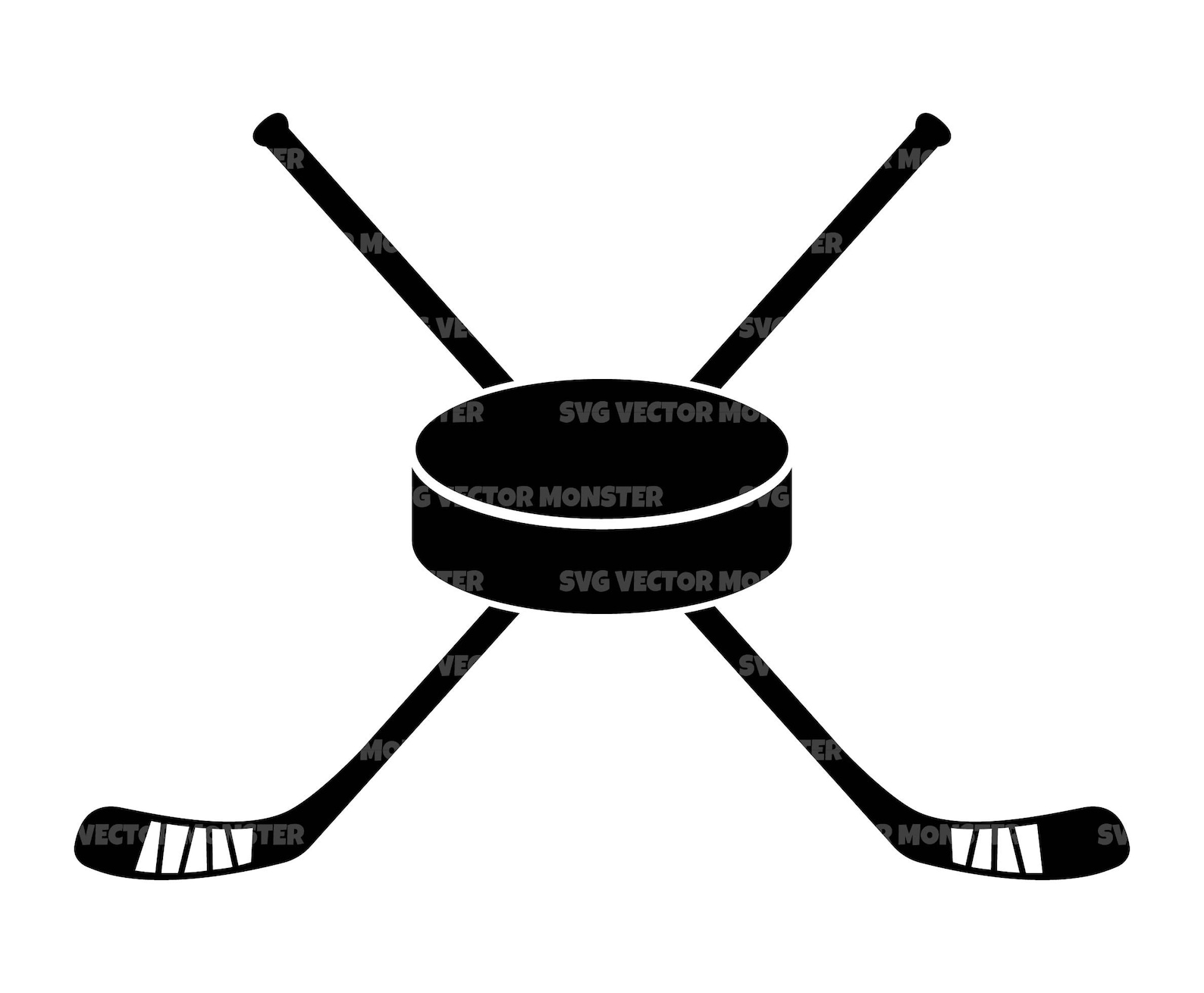 Crossed Hockey Sticks Svg Puck Svg Hockey Tshirt Hockey Etsy