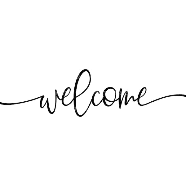 Welcome Sign Svg, New Home Sign, Farmhouse Sign, Doormat Sign, Wooden Sign. Vector Cut file Cricut, Silhouette, Pdf Png Dxf, Decal, Vinyl.