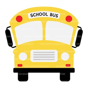 Ônibus Escolar Amarelo Svg, Ônibus Escolar Png, Volta às Aulas Svg, Pré-escola, Jardim de Infância. Arquivo de Corte Vetorial Cricut, Silhueta, Pdf Png Dxf.
