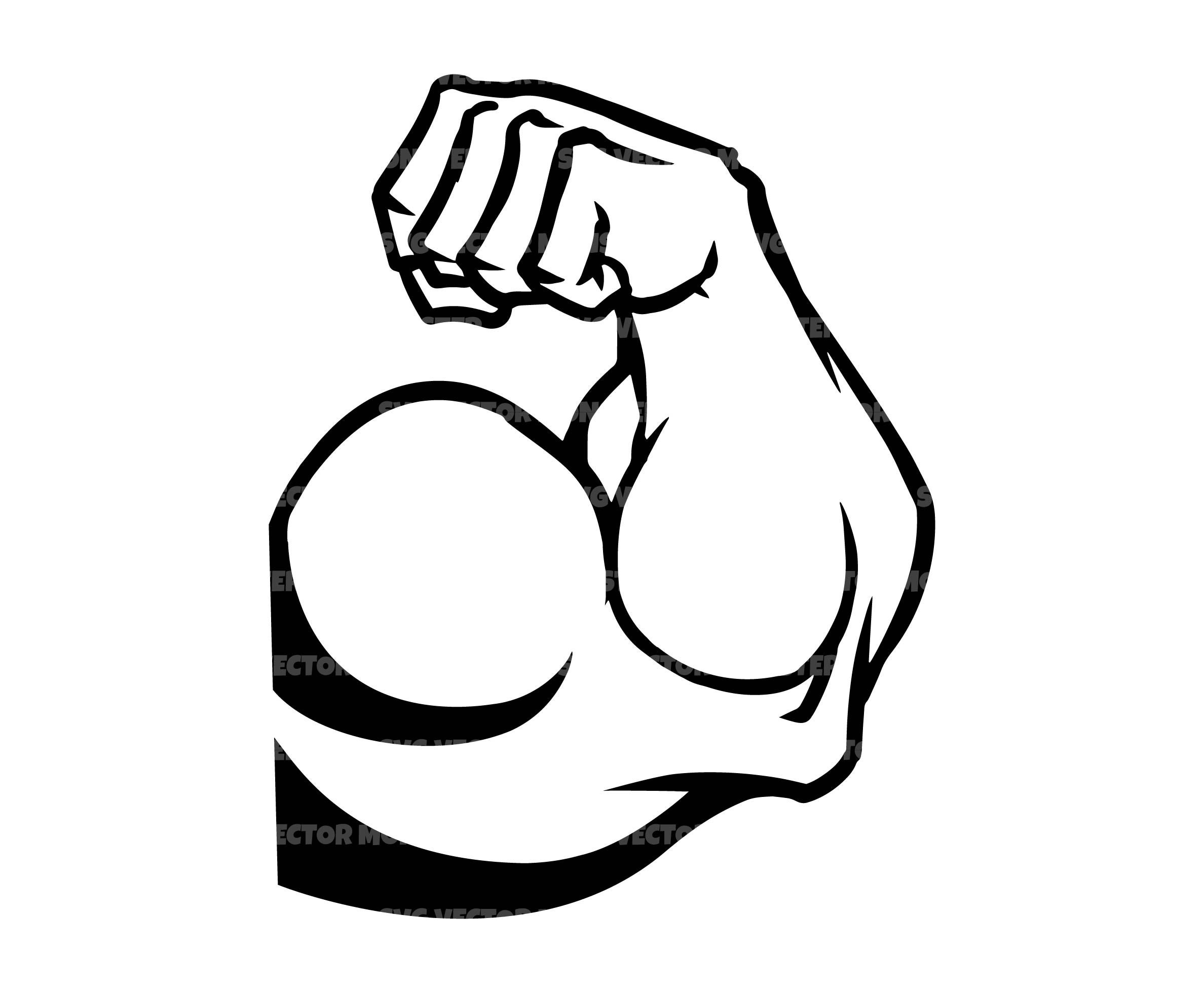 Biceps Svg Muscle Svg Arm Flex Svg Bodybuilder Gym Body. - Etsy Singapore