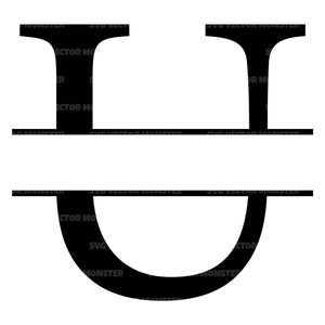 Letter U, Alphabet Letter Vinyl Decal / Cute Sticker / Crayon Monogram  Sticker / MacBook Decal/ Laptop Sticker/ Water Bottle Sticker 