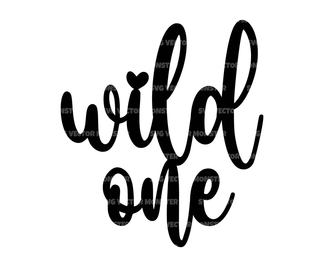 Wild One Svg Png, Wild One Cake Topper Design. Vector Cut File Cricut ...
