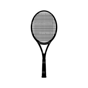 Tennisschläger SVG. Tennis Vektor, Tennis Cut Datei, Tennis Cricut, Tennis Silhouette, Tennis Png, Pdf Eps Dxf, Aufkleber, Sticker, Vinyl, Pin