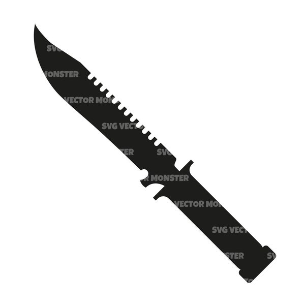 Military Knife Svg, Army Knife Svg. Vector Cut file for Cricut, Silhouette, Pdf Png Eps Dxf, Decal, Stencil, Sticker, Vinyl, Pin.