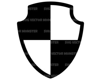 Shield Svg, Beveiligingspictogram Vector Cut-bestand voor Cricut, Silhouet, Pdf Png Eps Dxf, Sticker, Sticker, Vinyl