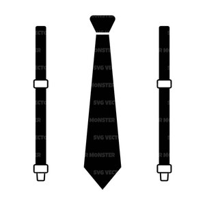Suspenders Svg, Tie Svg, Baby Onesie Svg, First Birthday Svg. Vector Cut file Cricut, Silhouette, Pdf Png Eps Dxf, Decal, Sticker, Vinyl.