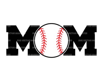 Baseball Mom Svg, Baseball Stitch Svg, Cheer Mom, Baseball Mama T-shirt, Go Team. Vector Cut file for Cricut, Silhouette, Pdf Png Eps Dxf.