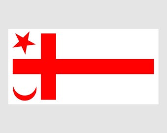 Mikmaq State Flag Svg Png Dxf Pdf. Vector Cut file Cricut, Silhouette. (Digital Download)