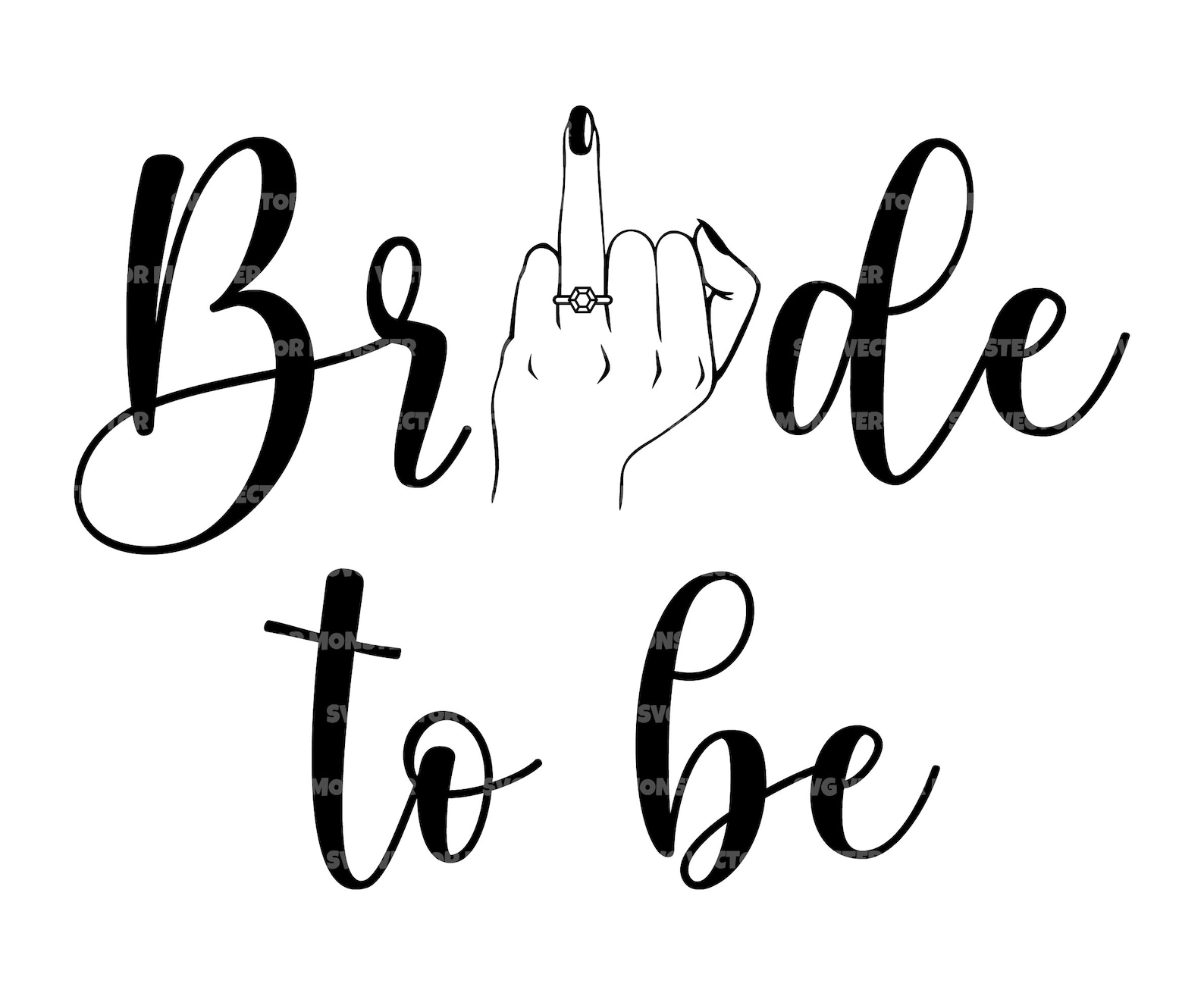 Bride to Be Svg Wedding Ring Finger Svg Marriage Svg. Vector Etsy