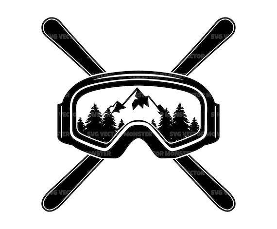 スキー・スノーボードアクセサリー 2000s Big Silhouette Design Ski Goggles Custom Ski & Snowboard Goggles | Magnetic Lenses | Skoggl