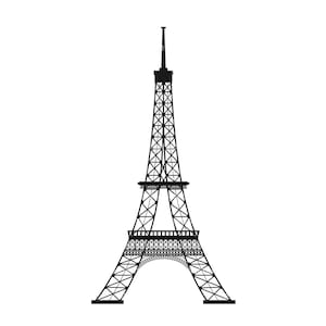 Tour Eiffel Svg, France Svg, Paris Svg. Fichier vectoriel coupé pour Cricut, Silhouette, Pdf Png Eps Dxf, Décalque, Autocollant, Pochoir, Vinyle, Pin.