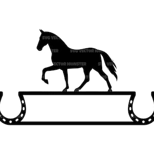 Plaque nominative de stalle de cheval Svg, signe de stalle de cheval Png, nom de ferme en métal de cheval signe Dxf, décoration extérieure de grange. Fichier de coupe vectorielle Cricut, Silhouette.