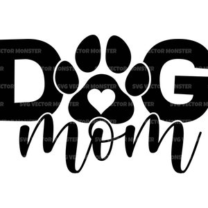 Hond moeder Svg, hond Mama Svg, hond moeder Svg, reddingsmoeder Svg. Cut File Cricut, Silhouet, Pdf Png Eps Dxf, Vector, Decal, Vinyl, Sticker.