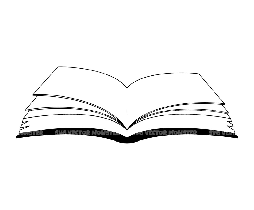Open Book clip art (103200) Free SVG Download / 4 Vector