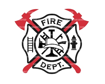 Fire Department Svg Png Dxf Pdf - Digital Download