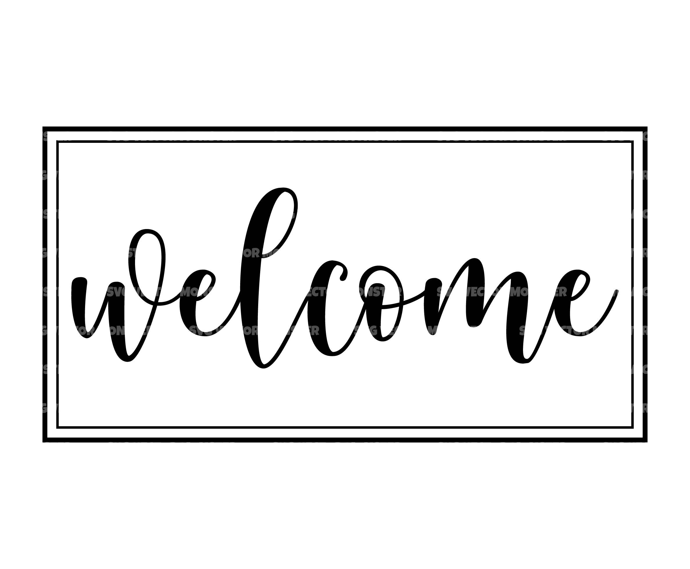 Welcome Svg New Home Sign Welcome to Our Home Svg Doormat - Etsy UK