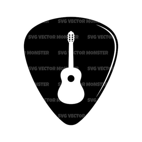 Guitar Pick silhouette svg, Guitar Pick outline svg