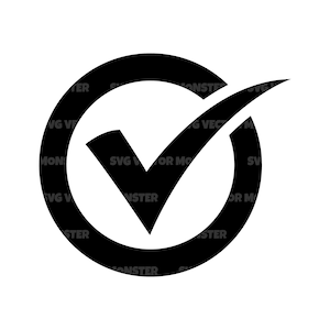 Check Mark Svg, Check Box Svg, Tick Svg, Checklist Svg, Arquivo de corte vetorial para Cricut, Silhueta, Pdf Png Eps Dxf, Decalque, Adesivo, Pin, Vinil