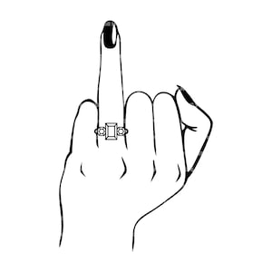 Verlobter Ring Finger SVG, Hochzeit Diamant Ring, zukünftige Frau Vektor geschnitten Datei für Cricut, Silhouette, Pdf Png Eps Dxf, Aufkleber, Aufkleber, Vinyl.
