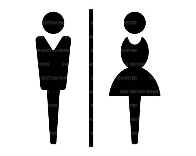Bathroom SVG, PNG Men Svg, Women Svg, Bathroom Sign Svg, Bathroom Signs ...