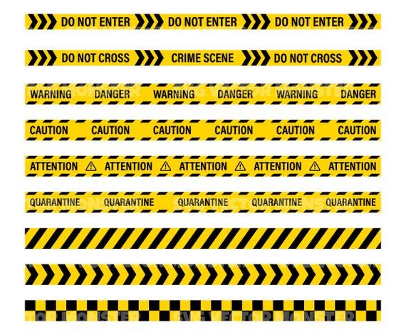 Police yellow tape svg caution tape svg do not cross png do 