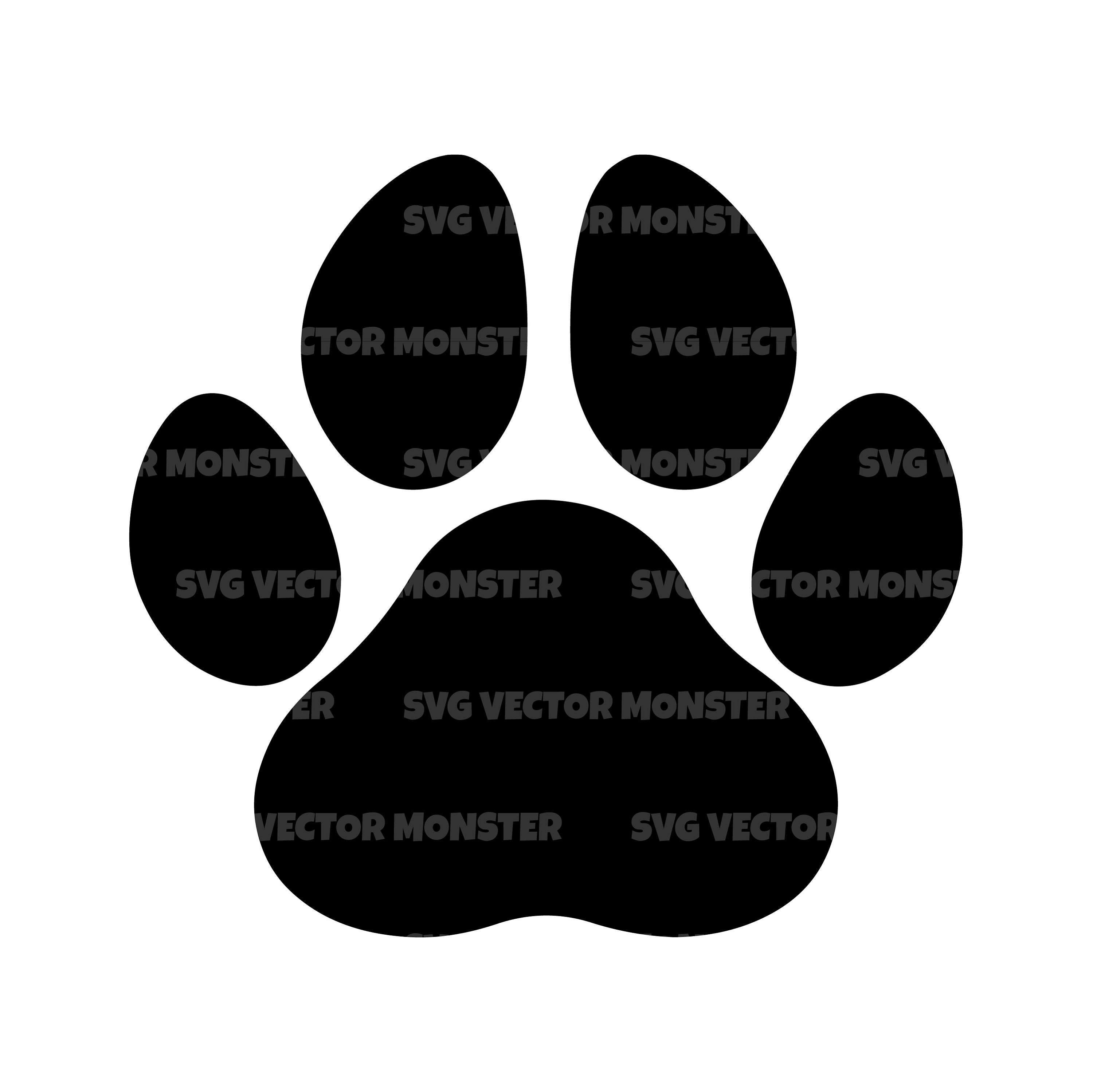 Puppy paw hot sale print