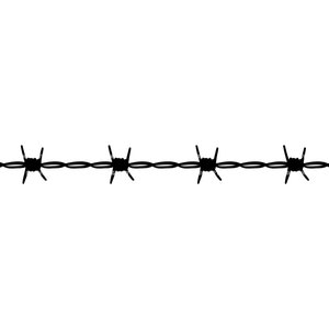 Fil de fer barbelé SVG, Fil de fer barbelé SVG, Clôture SVG. Fichier Vector Cut pour Cricut, Silhouette, Pdf Png Eps Dxf, Décalcomanie, Autocollant, Vinyle, Pin, Pochoir.
