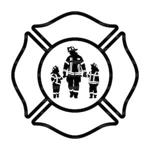 Firefighter Dad Svg, Fire Department Svg, Fire Department Png, Fireman Svg, Fire Fighter. Cut file Cricut, Silhouette, Pdf Png Dxf, Vector.