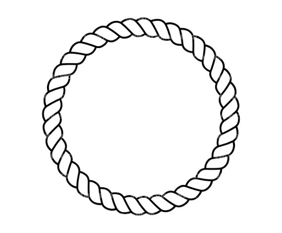 Nautical rope border with marine. SVG PNG EPS JPG (3018619)