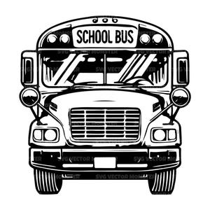 Scuolabus Svg, Autobus giallo Png, Ritorno a scuola Svg, Scuola materna, Asilo. File di taglio vettoriale Cricut, Silhouette, Pdf Png Dxf.
