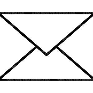 Svg de carta, Svg de sobre, Svg de correo, Svg de correo electrónico. Archivo de corte vectorial para Cricut, silueta, Pdf Png Eps Dxf, calcomanía, pegatina, vinilo, pin