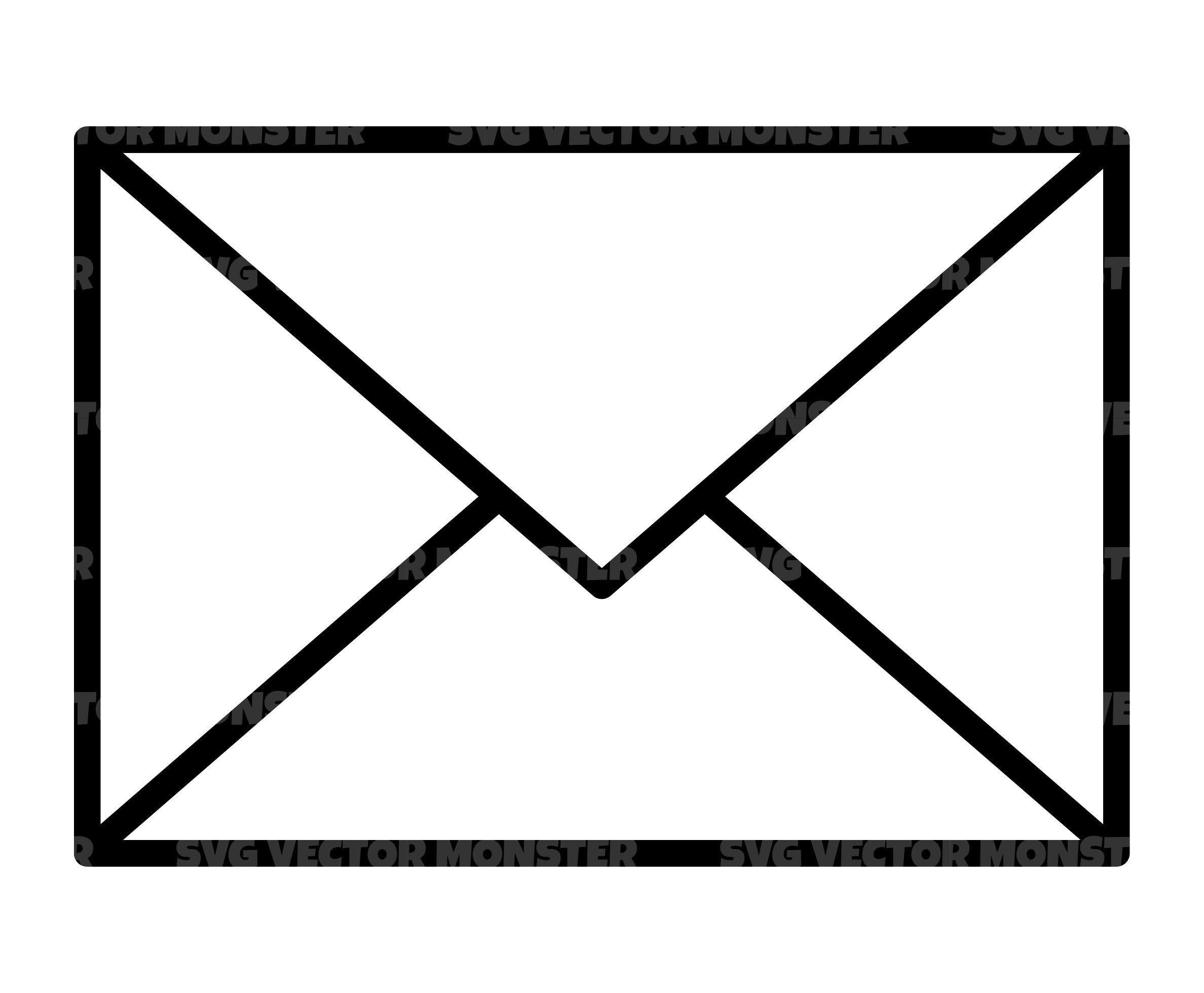 Carta Svg Sobre Svg Mail Svg Email Svg. Archivo de corte | Etsy