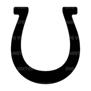 Horseshoe Svg, Horse shoe Svg, Horse Svg. Vector Cut file for Cricut, Silhouette, Pdf Png Eps Dxf, Decal, Sticker, Vinyl, Pin, Stencil.