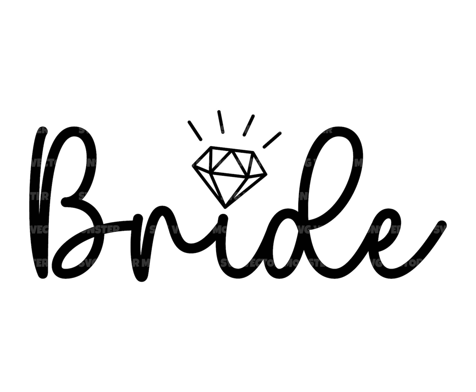 Bride Svg, Bride Script Png, Team Bride, Bride Tribe, Bride Crew ...