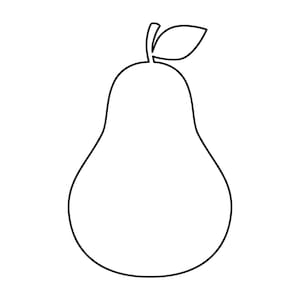 Birne Umrandung svg, Obst svg, Birne Monogramm svg, Birne Png, Birne Vektor, Birne Clip Art. Schnittdatei für Cricut, Silhouette, Pdf Png Dxf.