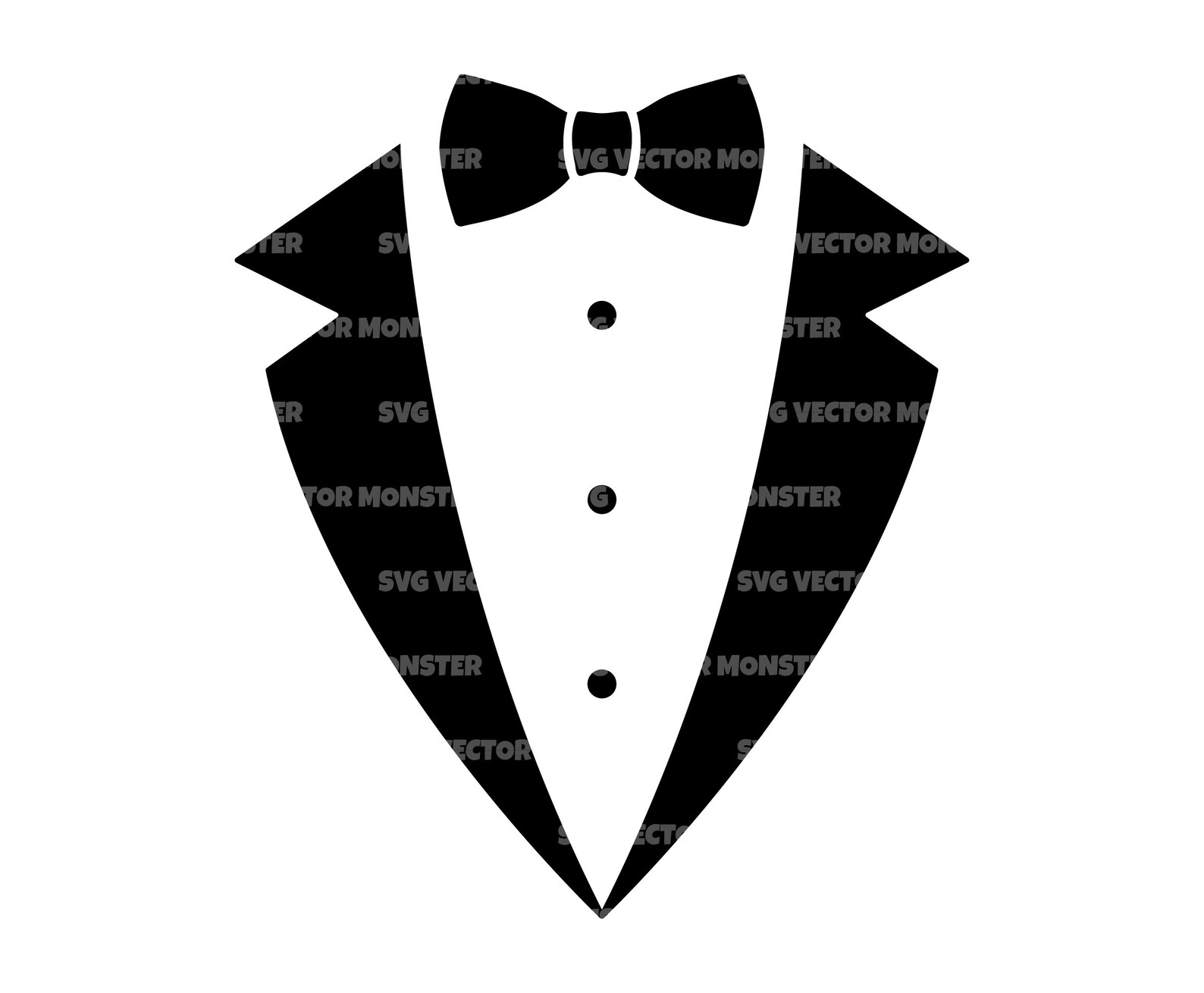 Tuxedo Svg Tux Svg Bow Tie Svg Groom Svg Wedding. Vector - Etsy