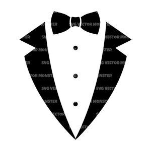 Smoking, Smoking, Fliege, Fliege, Bräutigam, Hochzeit. Vektor Datei für Cricut, Silhouette, Pdf Png Eps Dxf, Aufkleber, Aufkleber, Vinyl, Pin
